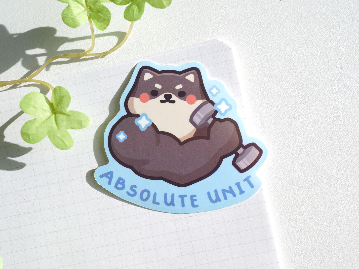 Absolute Unit Shiba Sticker
