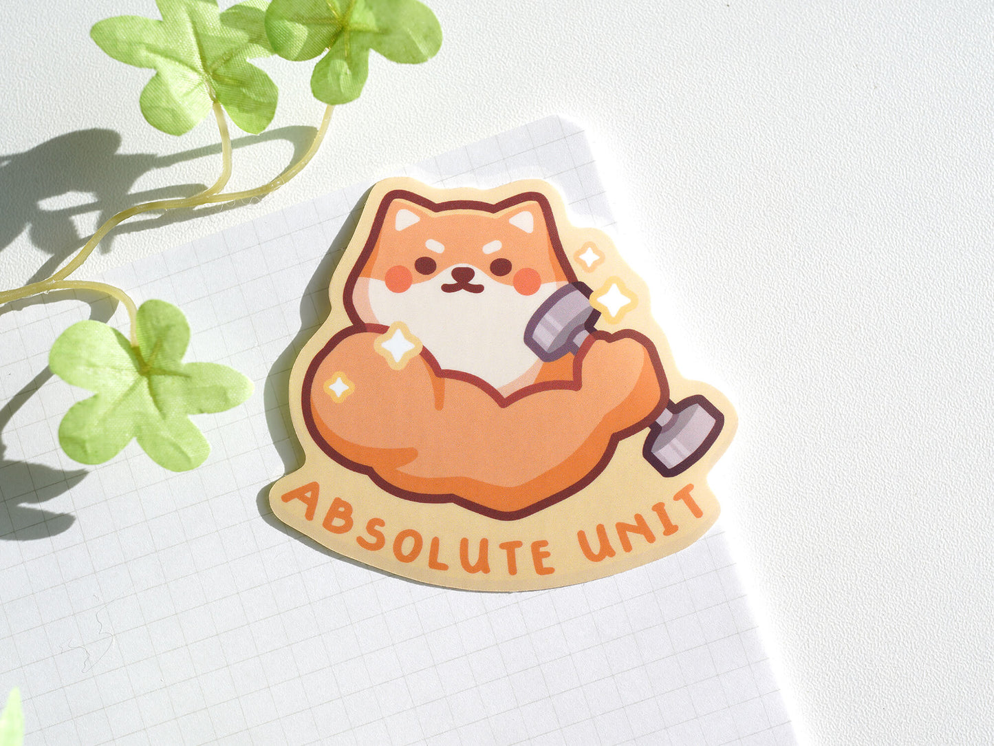 Absolute Unit Shiba Sticker