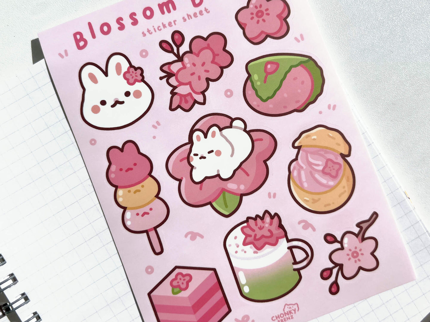 Blossom Bunny Sticker Sheet