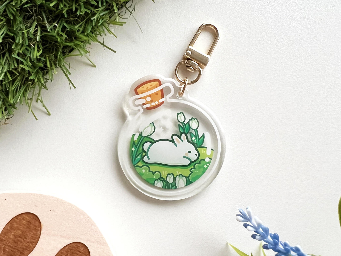 Bunny Potion Acrylic Keychain