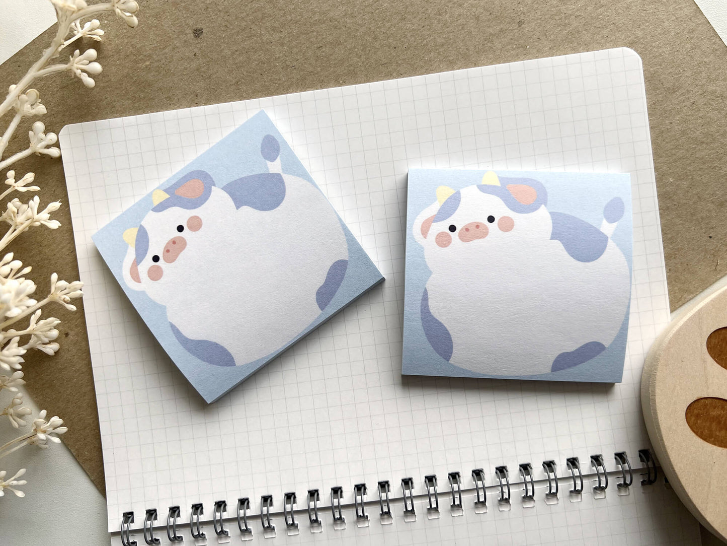 Chonky Cow Sticky Notes