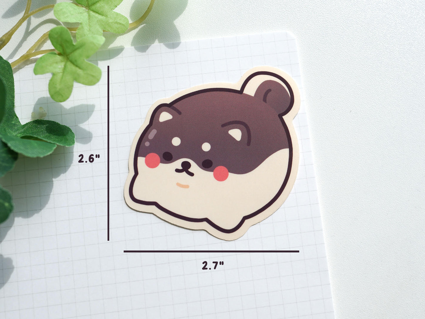 Shiba Bun Sticker