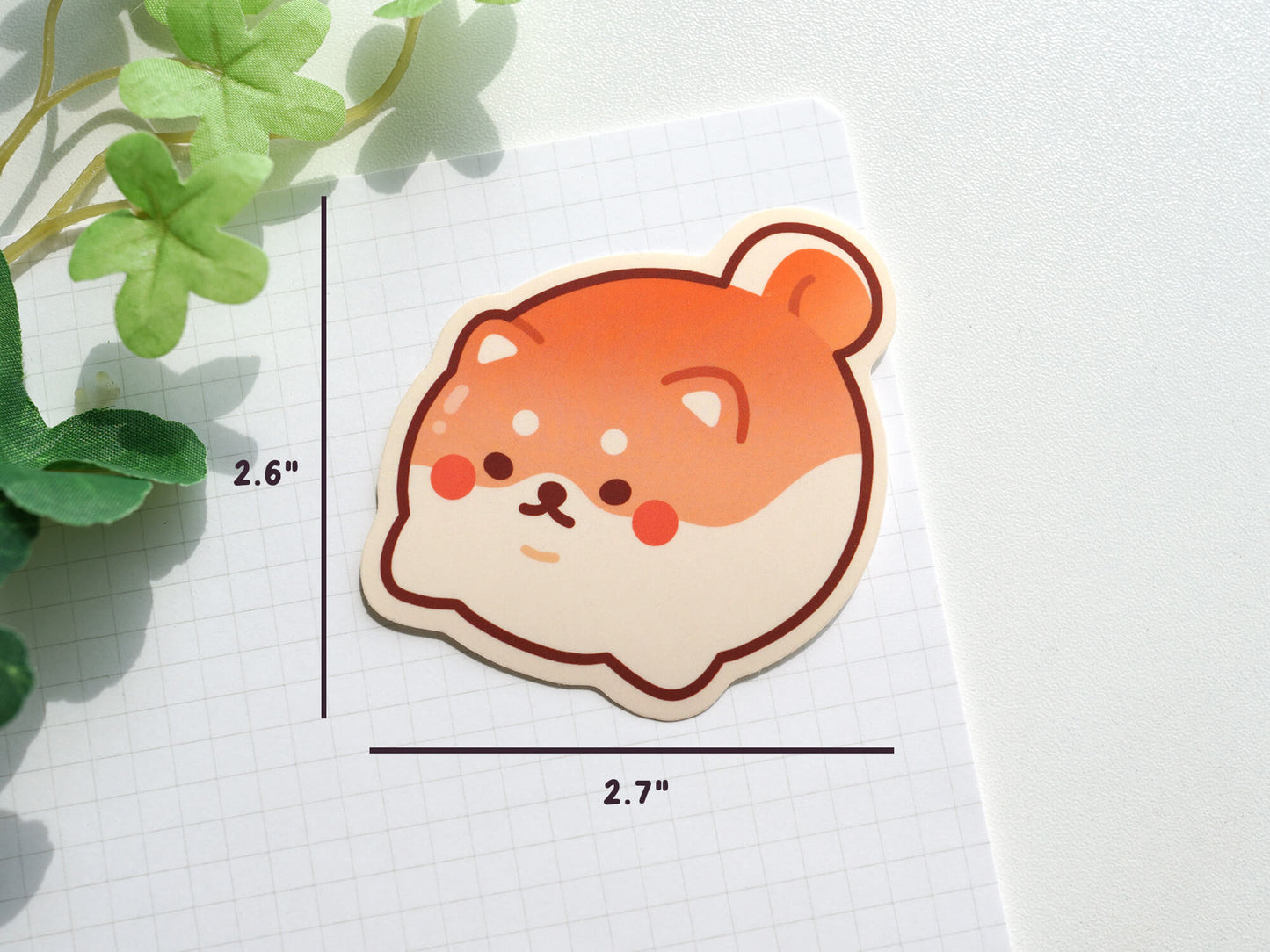 Shiba Bun Sticker