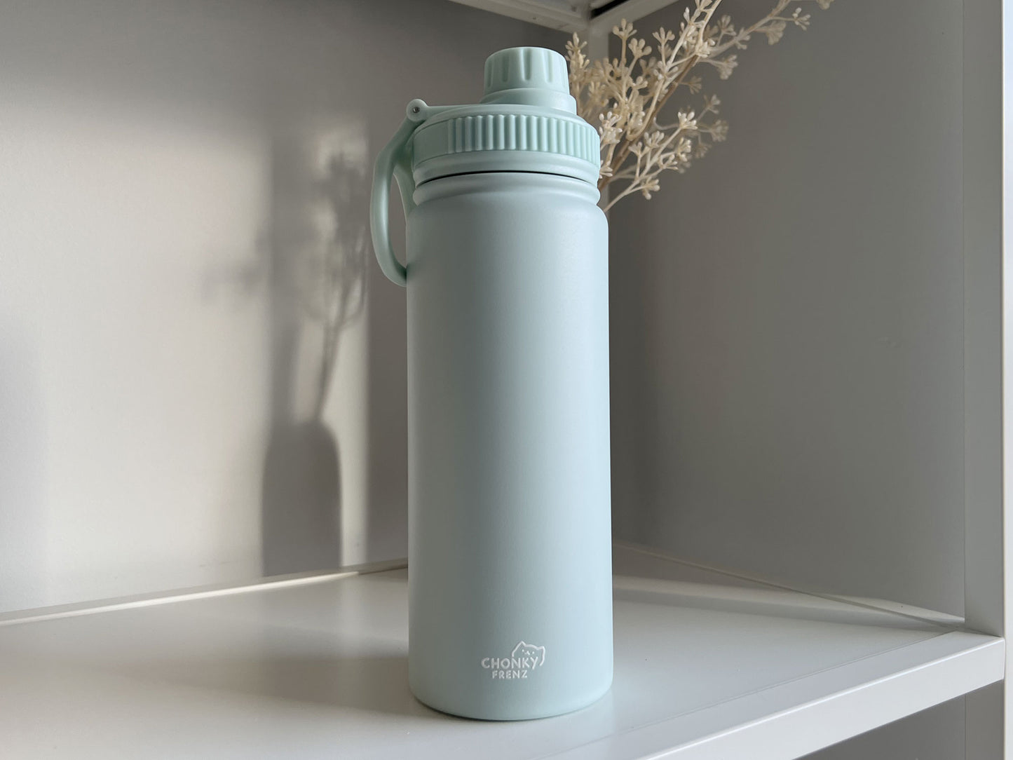 Stay Hydrated Shiba Bottle 18oz with Straw Lid & Chug Lid