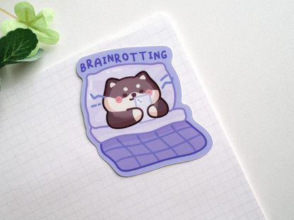 Brainrotting Sticker