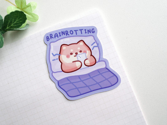 Brainrotting Sticker
