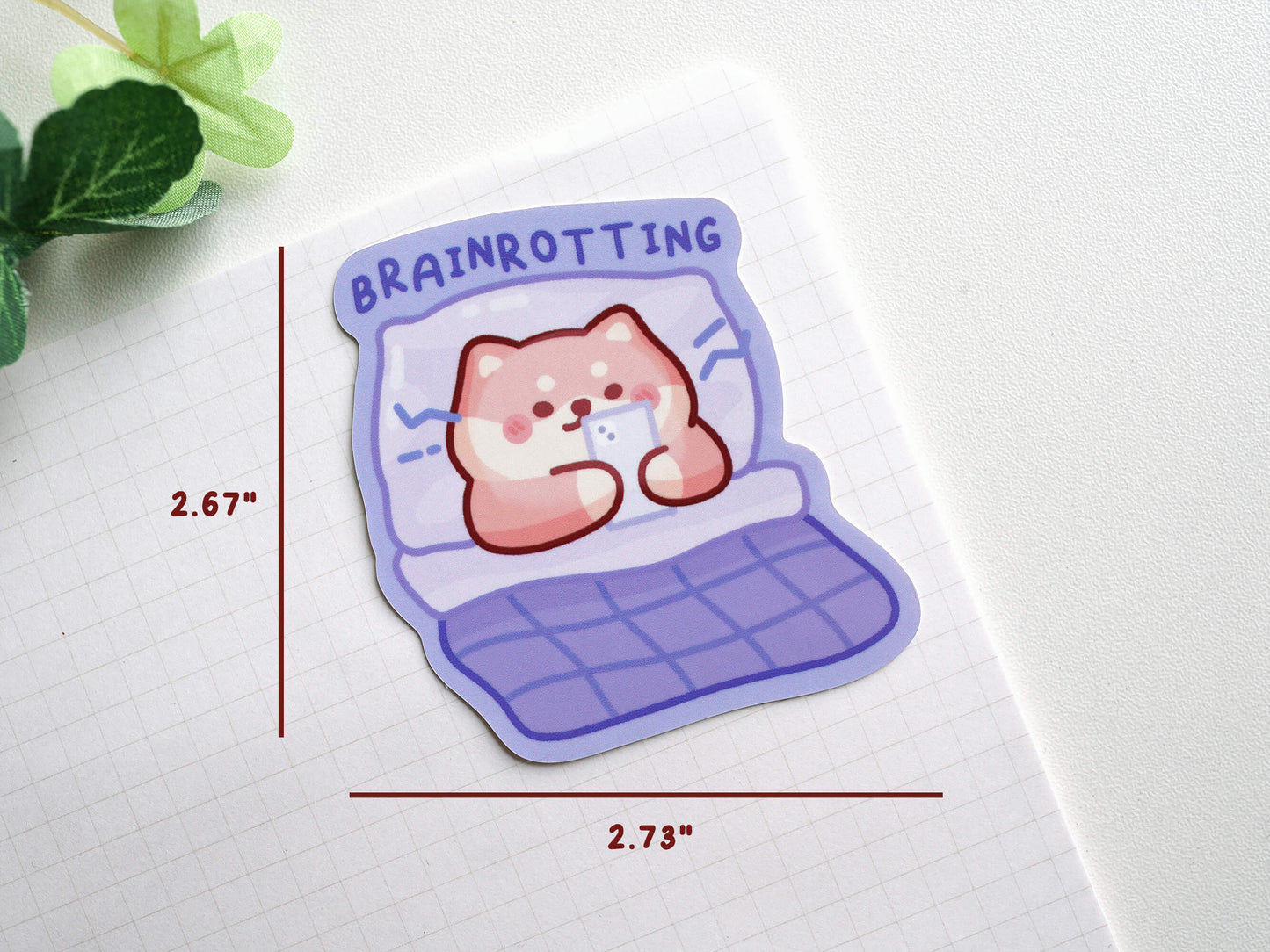 Brainrotting Sticker
