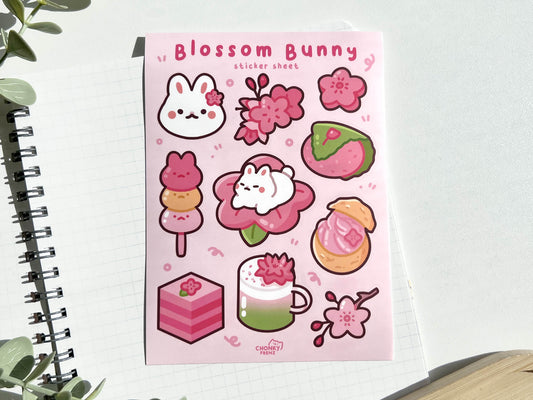 Blossom Bunny Sticker Sheet