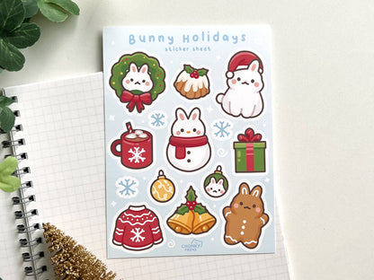 Bunny Holidays Sticker Sheet