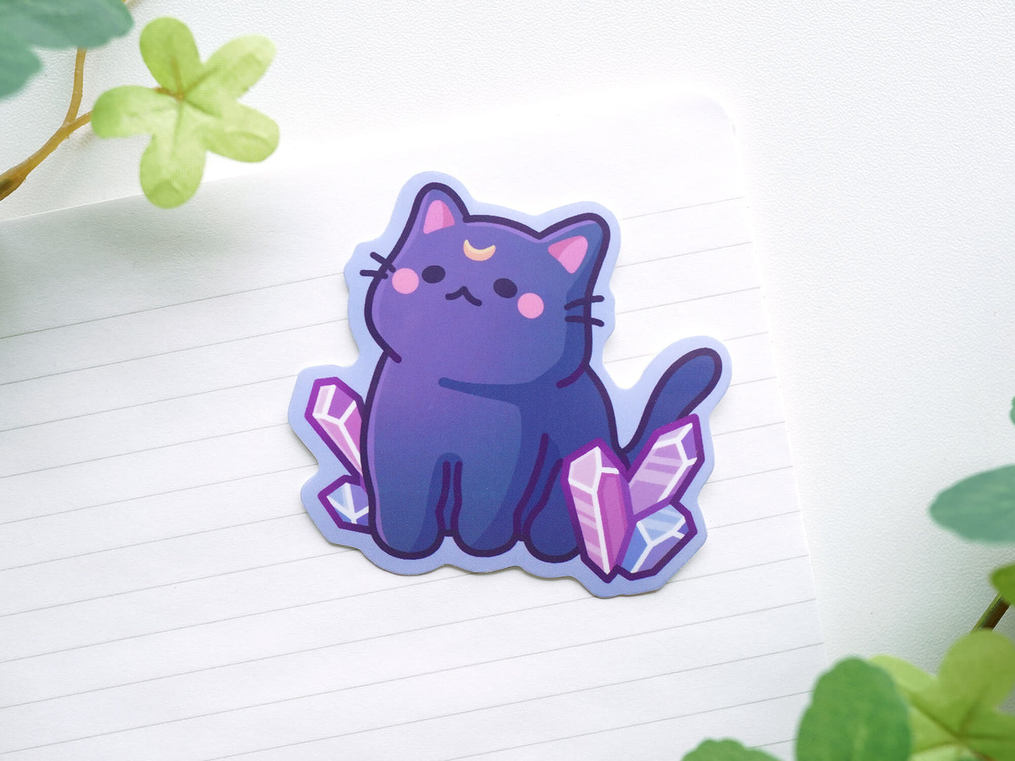 Cat Crystals Sticker