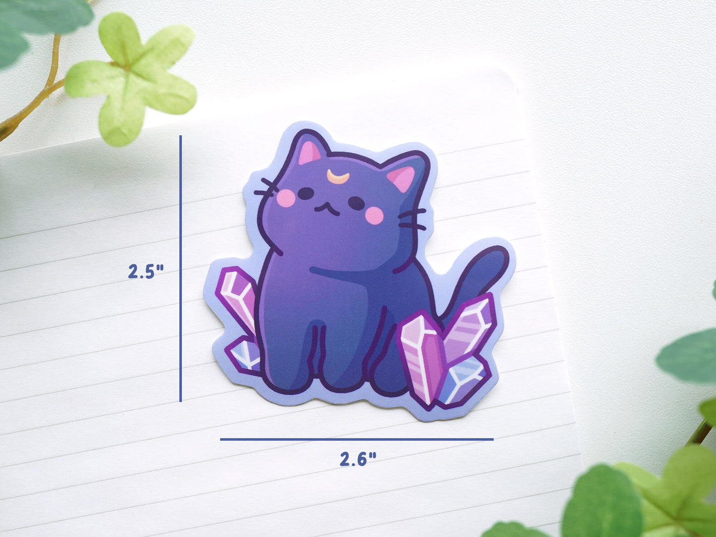 Cat Crystals Sticker