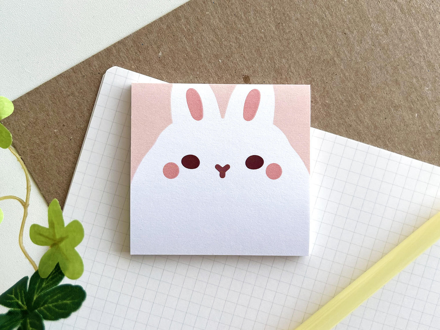 Chonky Bunny Sticky Notes