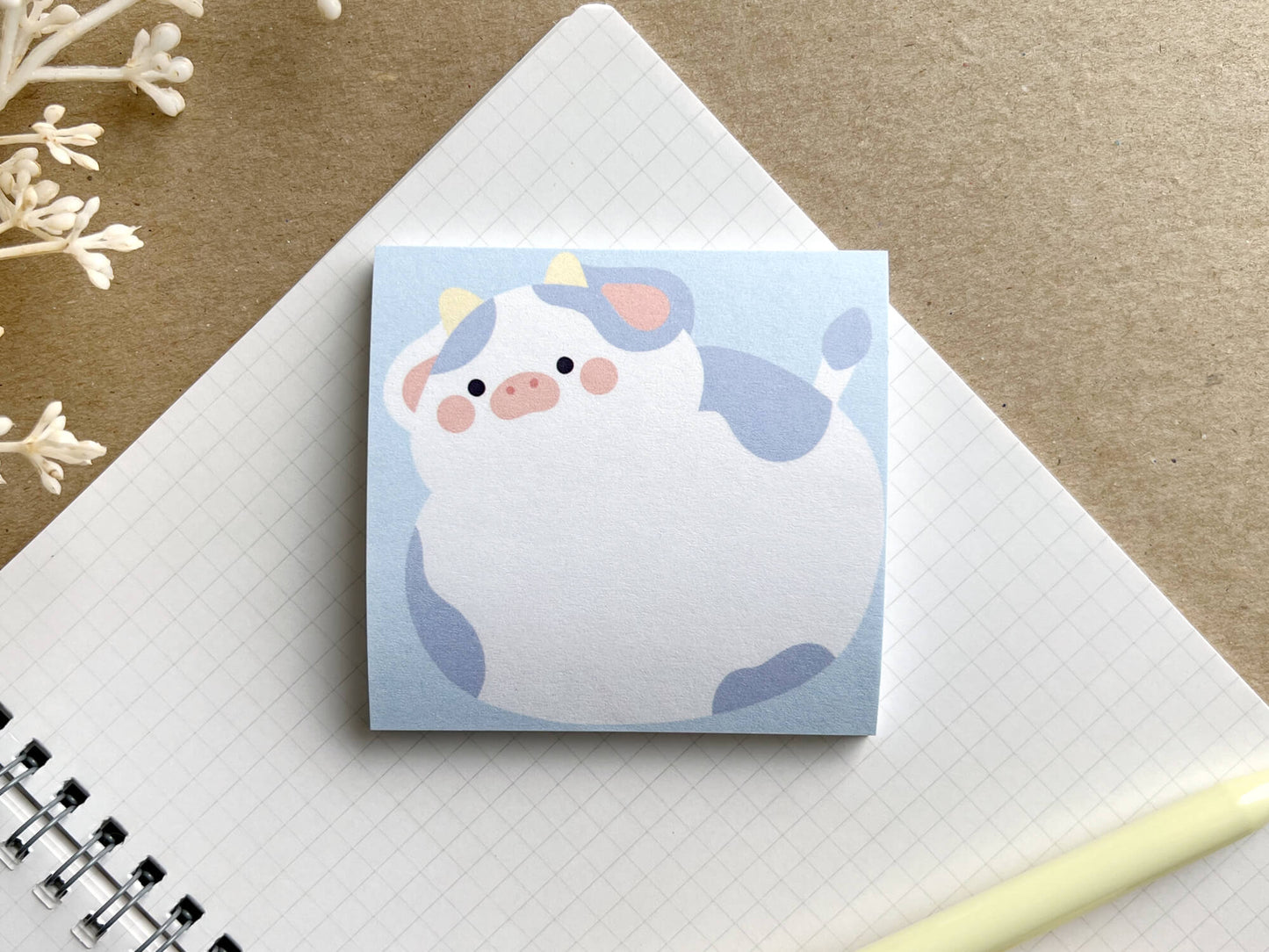 Chonky Cow Sticky Notes