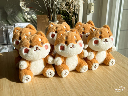 (B-GRADE) Chonky Shiba Plush Keychain