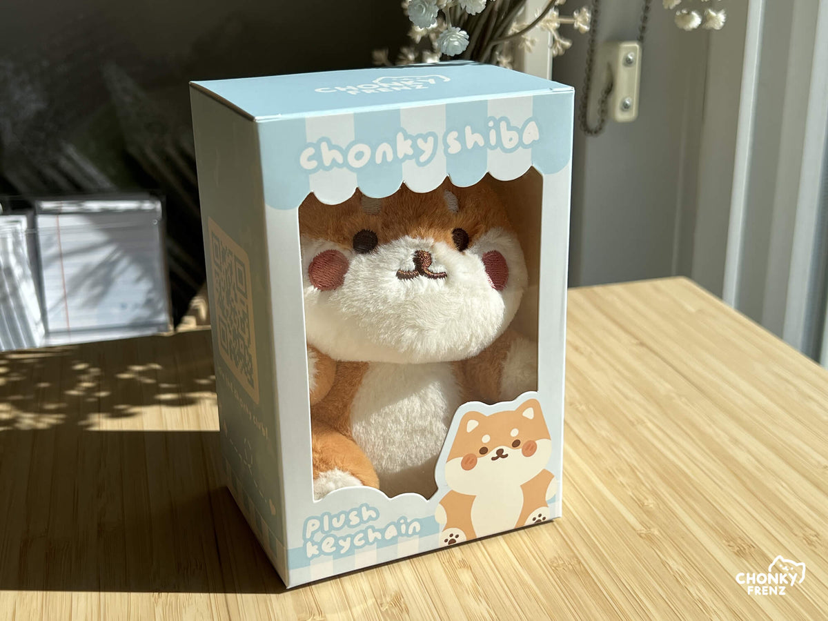 Chonky Shiba Plush Keychain