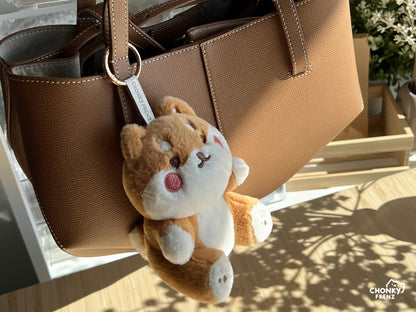 Chonky Shiba Plush Keychain