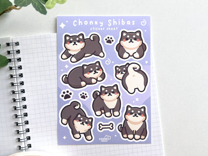 Chonky Shibas Sticker Sheet