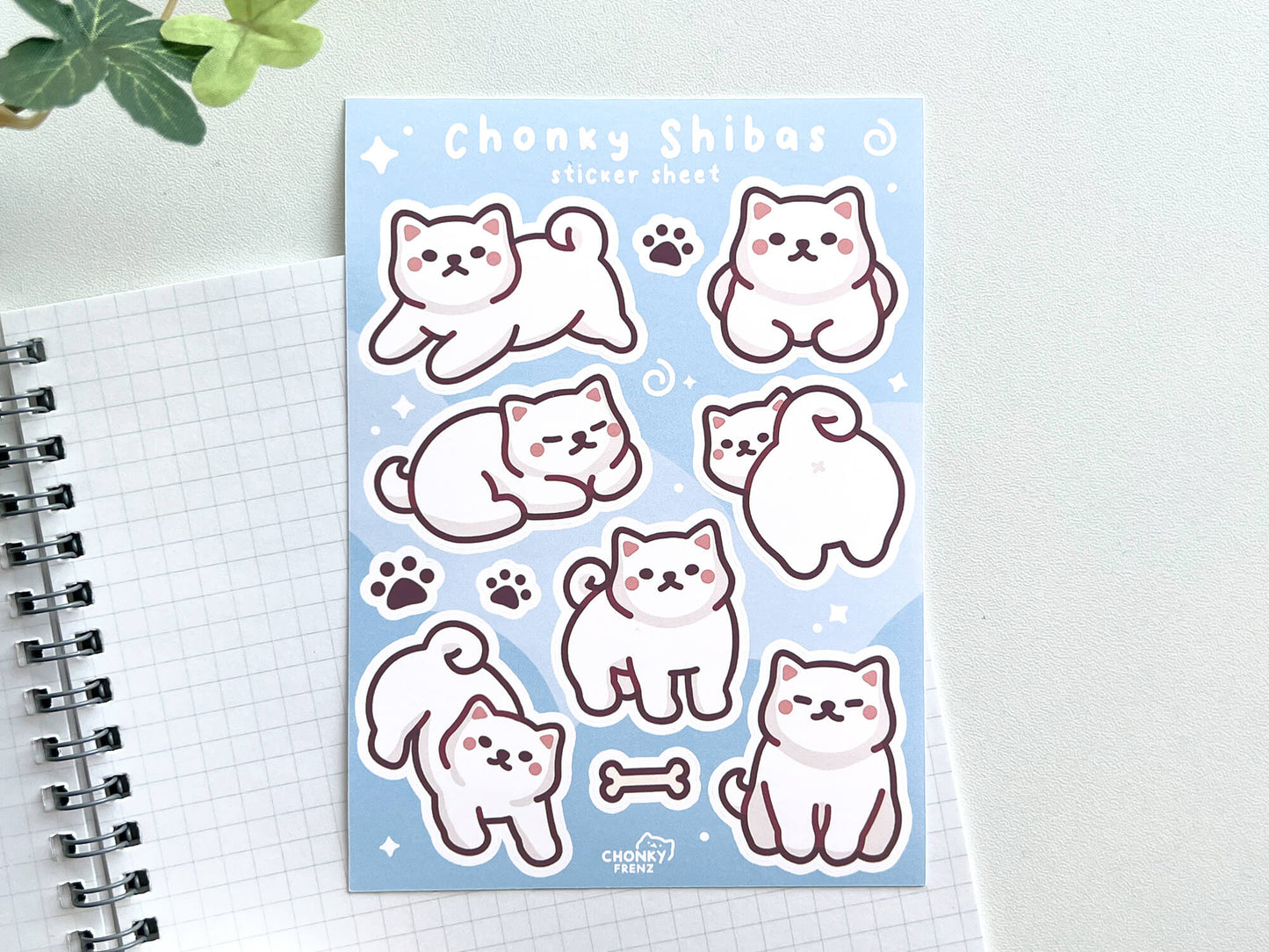 Chonky Shibas Sticker Sheet