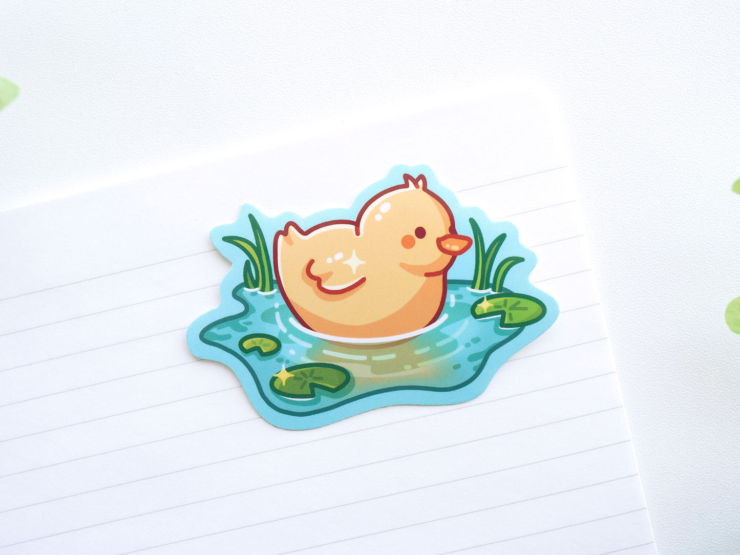 Duck Pond Sticker