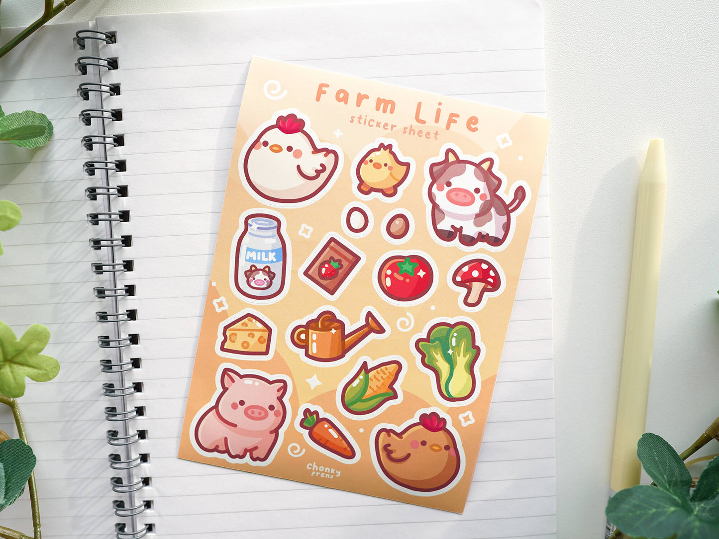 Farm Life Sticker Sheet