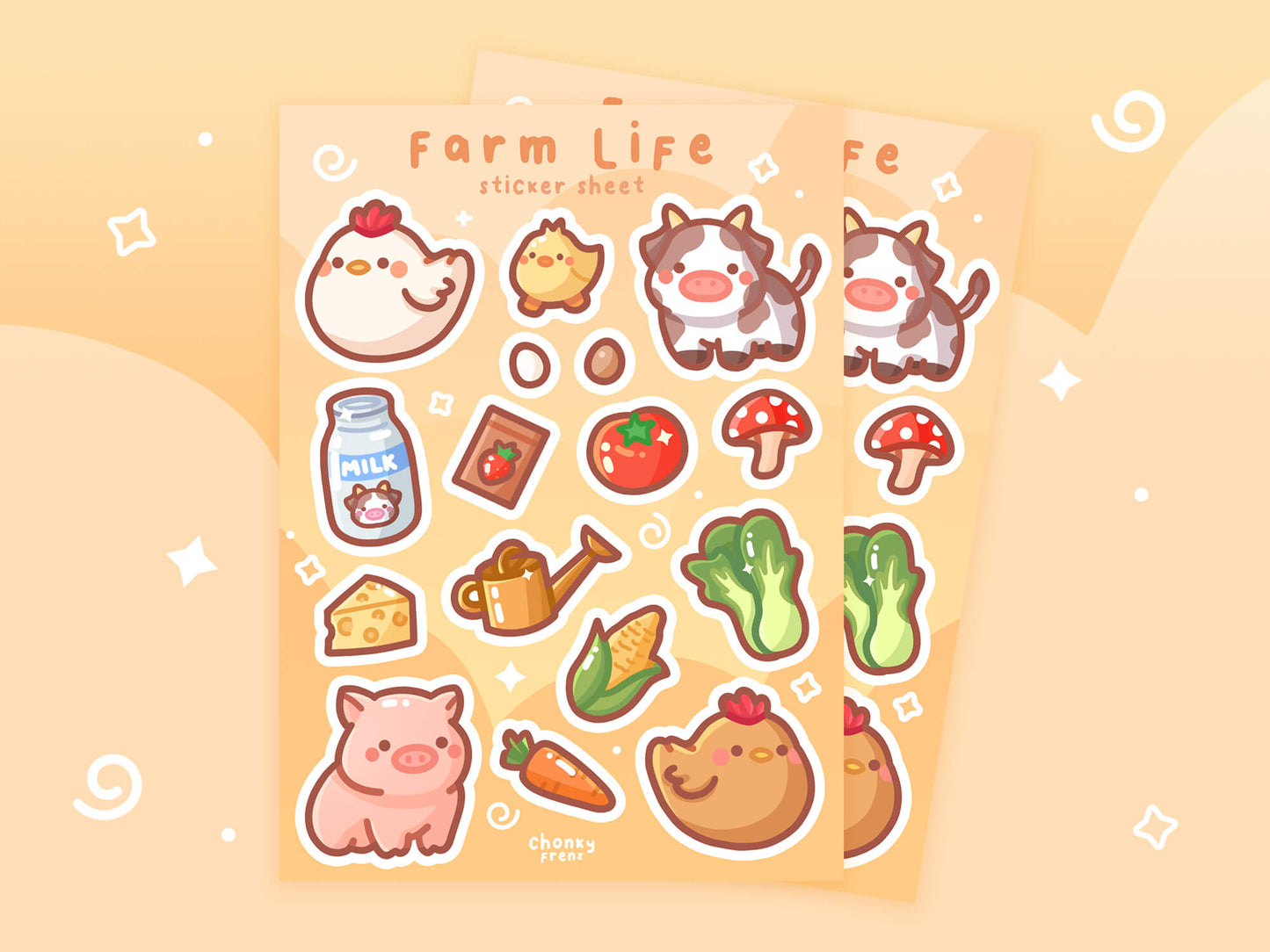 Farm Life Sticker Sheet