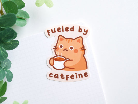 Fueled By Catfeine Sticker