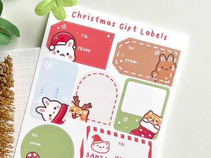 Christmas Gift Labels