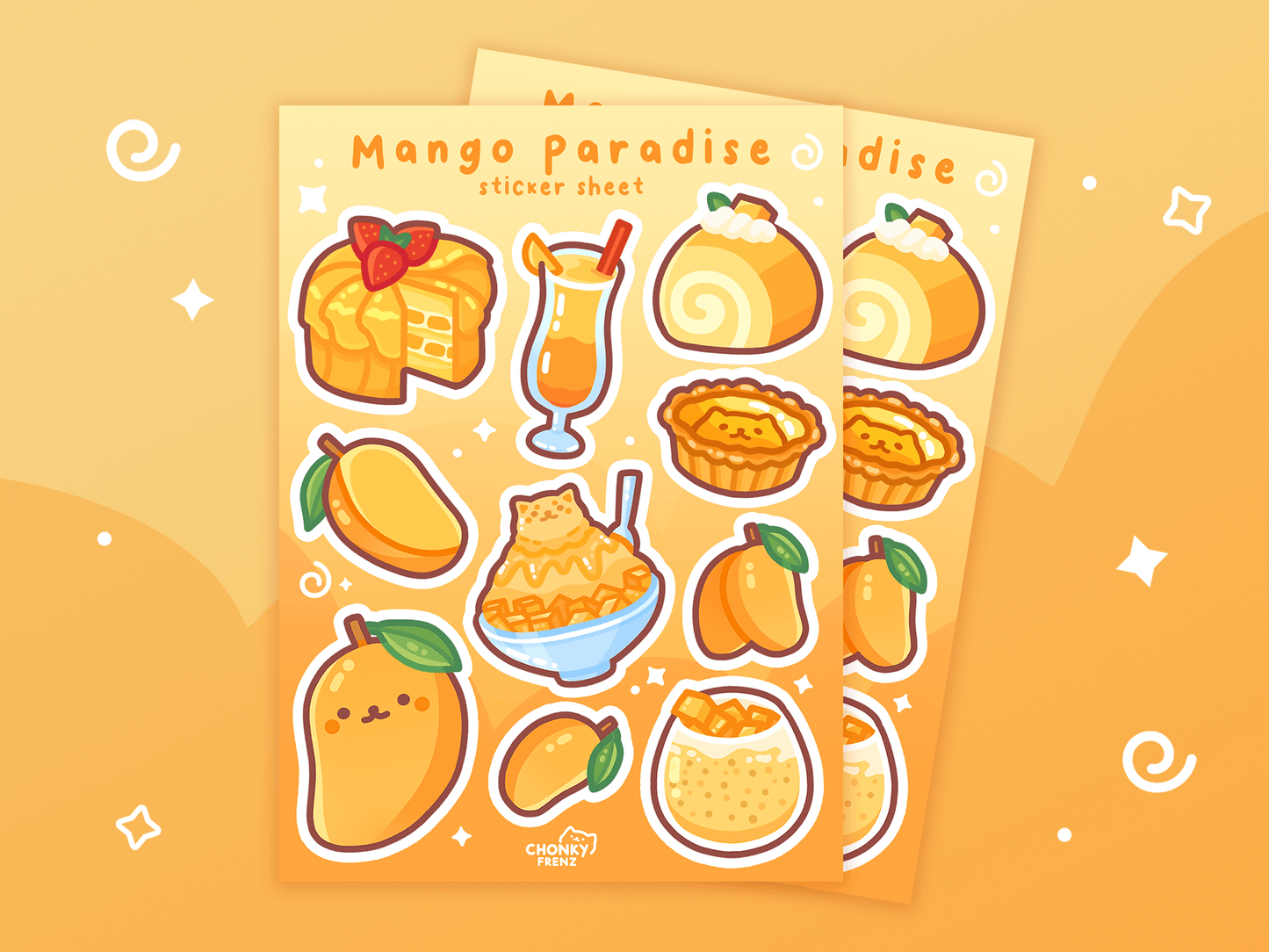 Mango Paradise Sticker Sheet