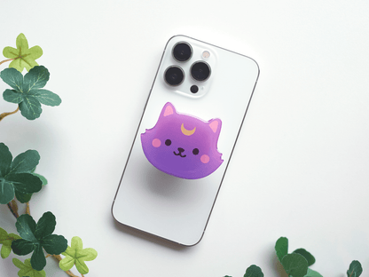 Moon Cat Phone Grip