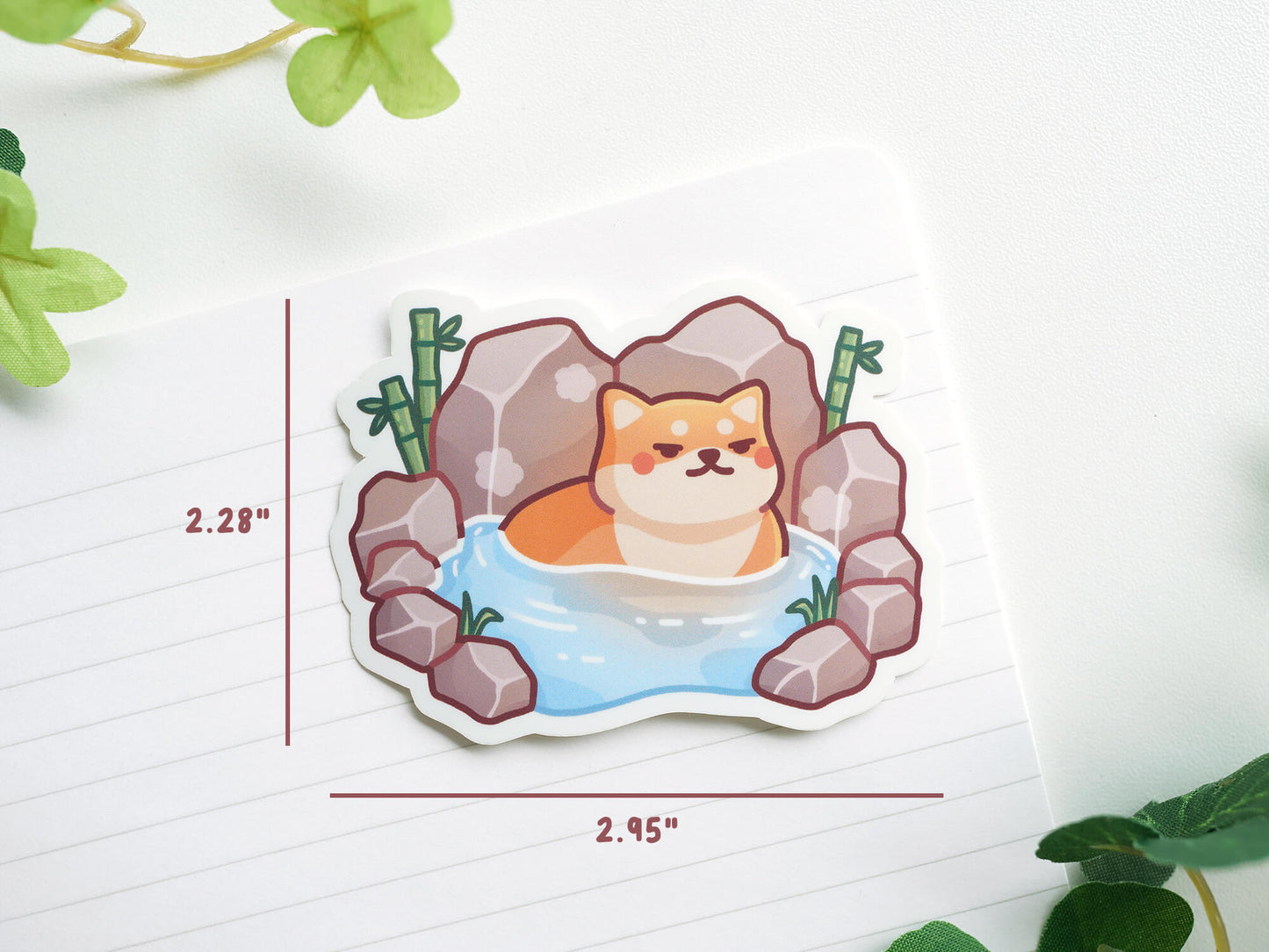 Onsen Shiba Sticker