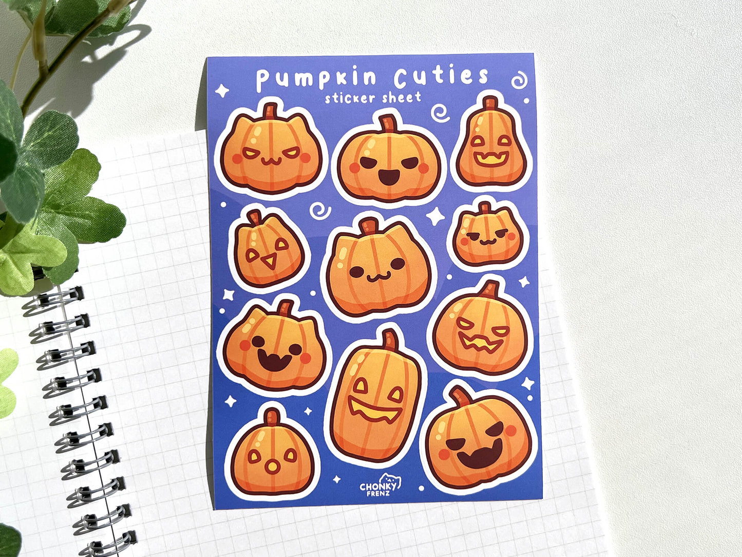 Pumpkin Cuties Sticker Sheet