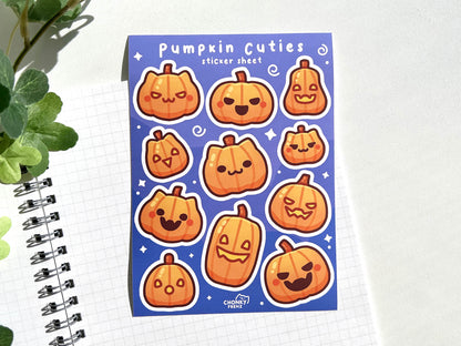 Pumpkin Cuties Sticker Sheet