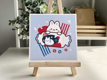 Rabbit Candy Art Print