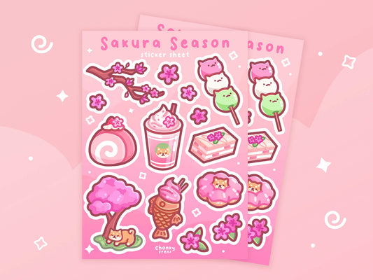 Sakura Season Sticker Sheet