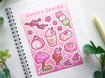 Sakura Season Sticker Sheet