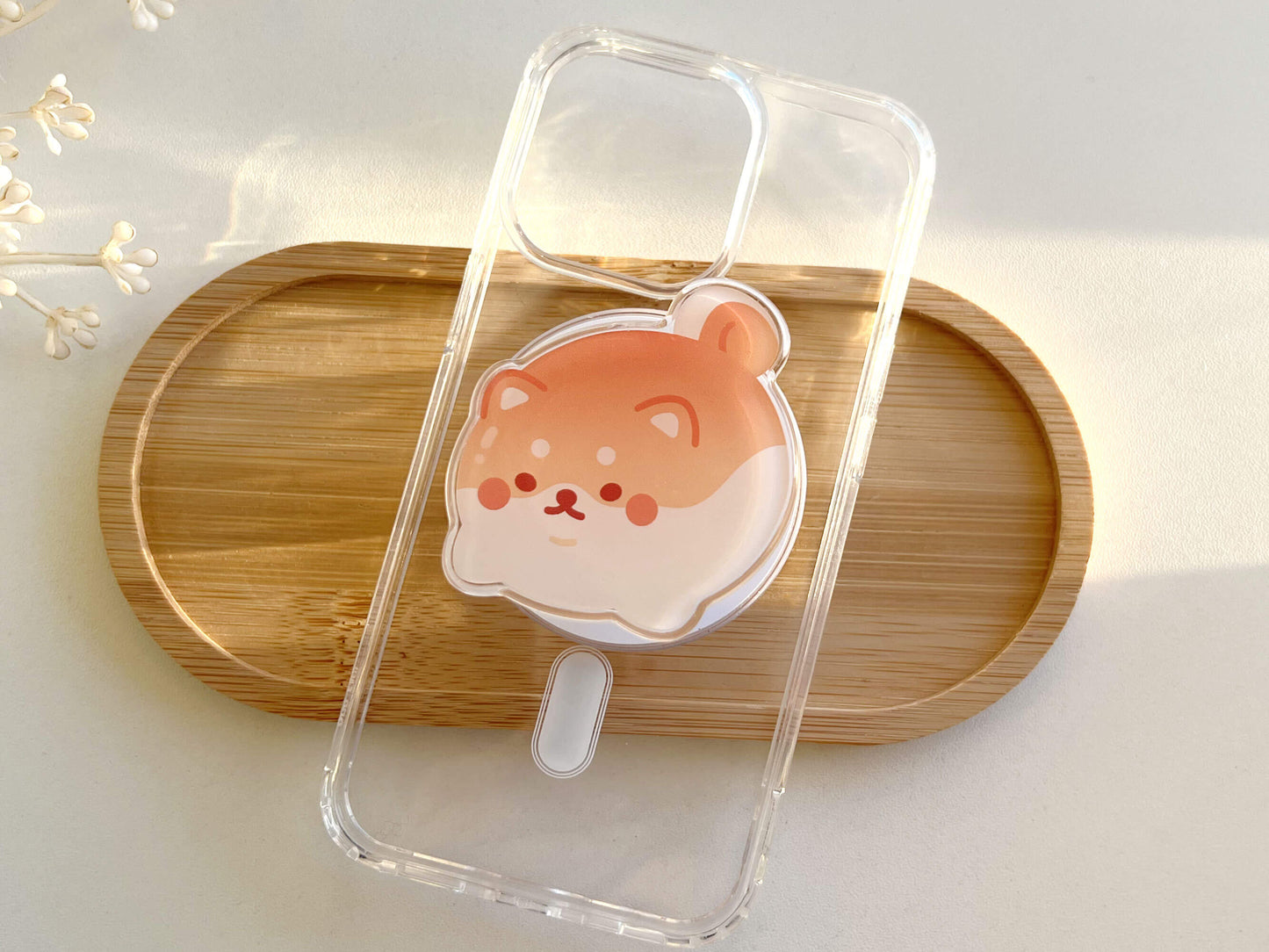 Shiba Bun Magnetic Phone Grip