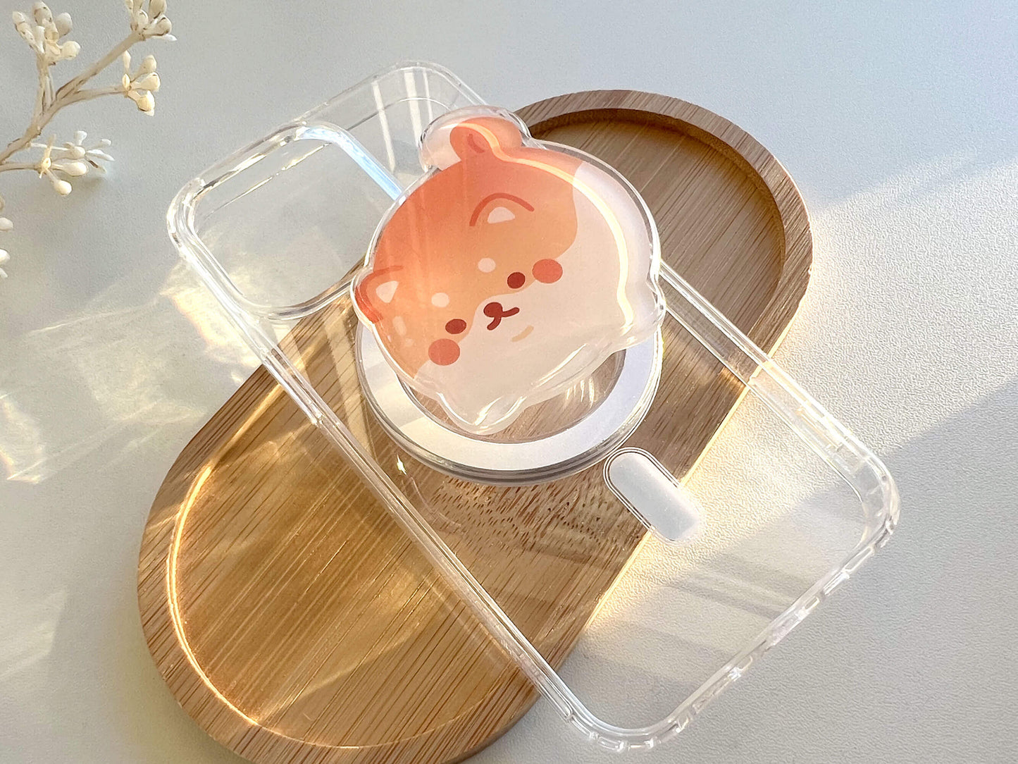 Shiba Bun Magnetic Phone Grip