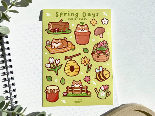 Spring Days Sticker Sheet