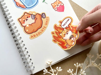 Shiba Shop Reusable Sticker Book