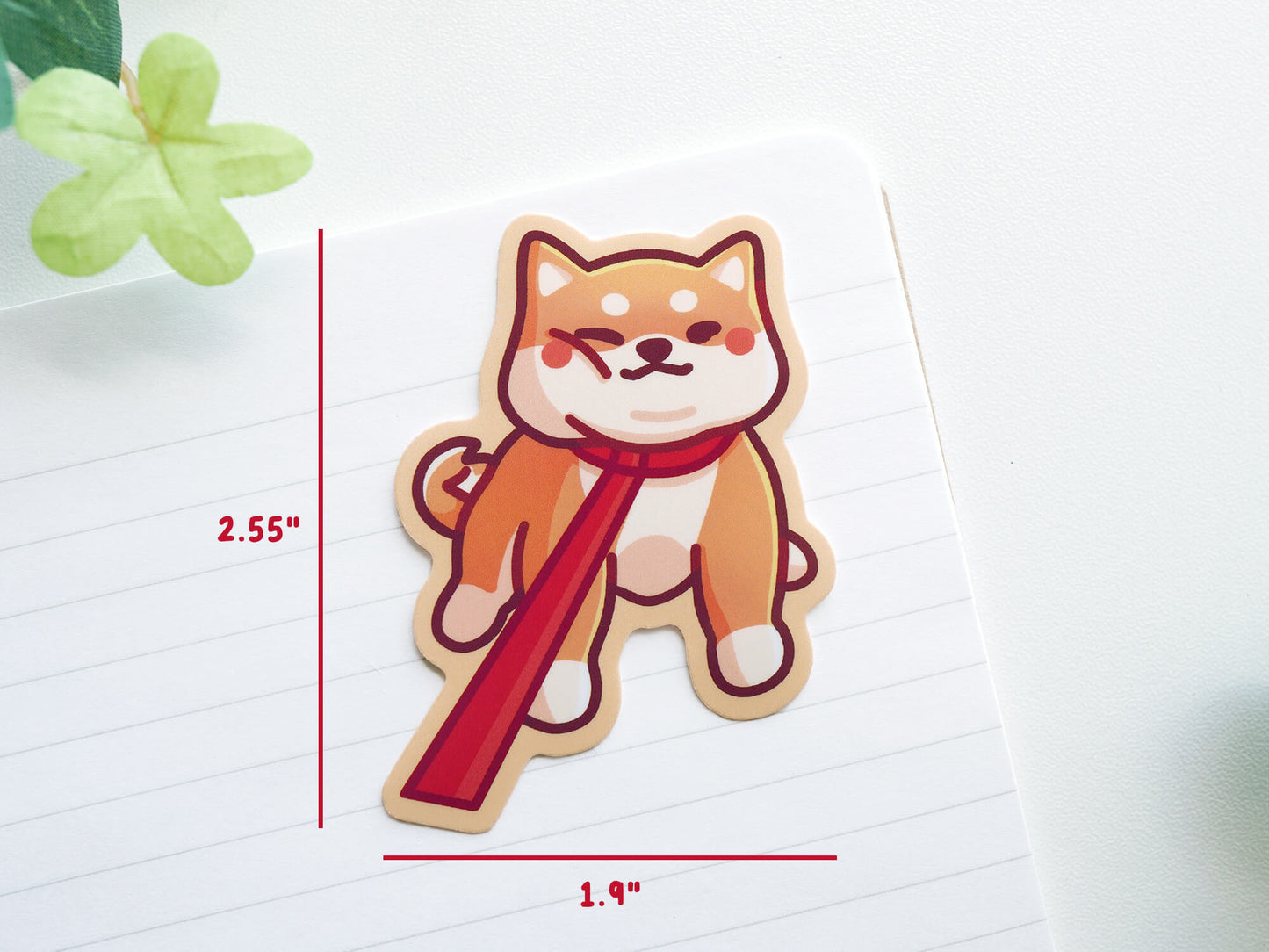 Stubborn Shiba Sticker