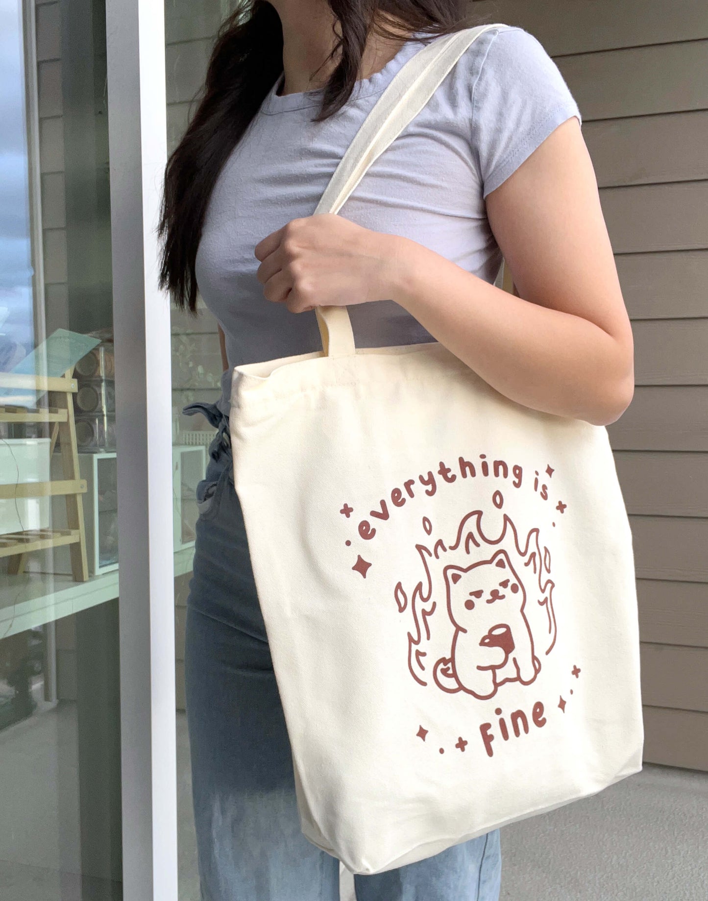 Everything is Fine Tote Bag