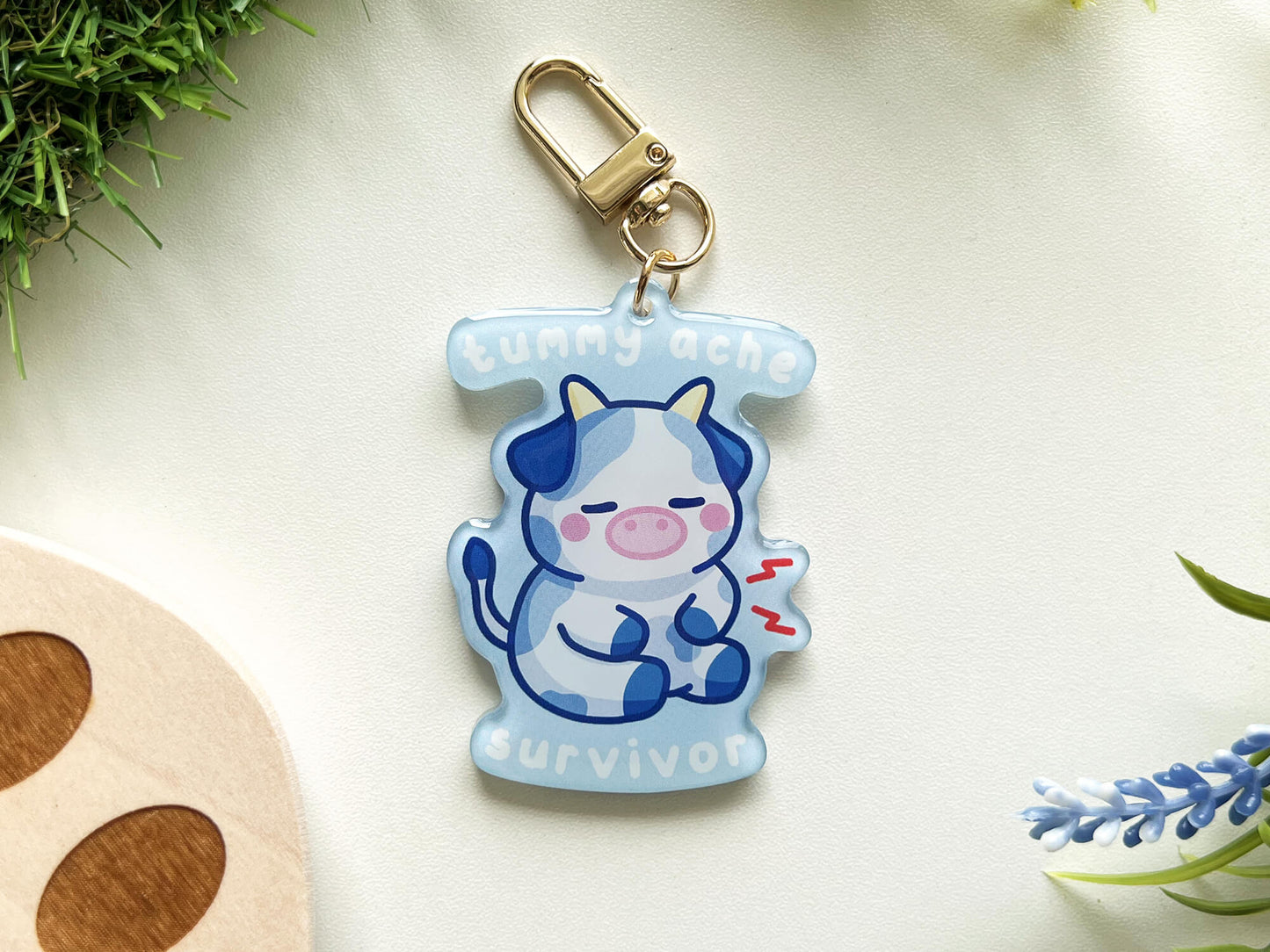 Tummy Ache Survivor Acrylic Keychain