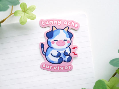 Tummy Ache Survivor Sticker