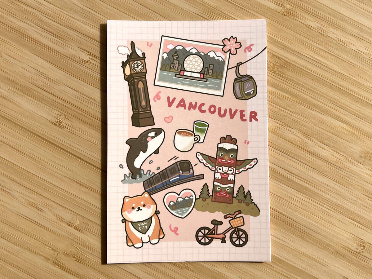 Vancouver Art Print 4x6" Postcard