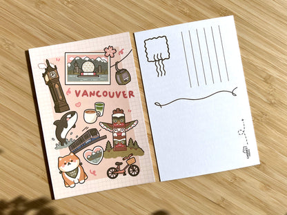 Vancouver Art Print 4x6" Postcard