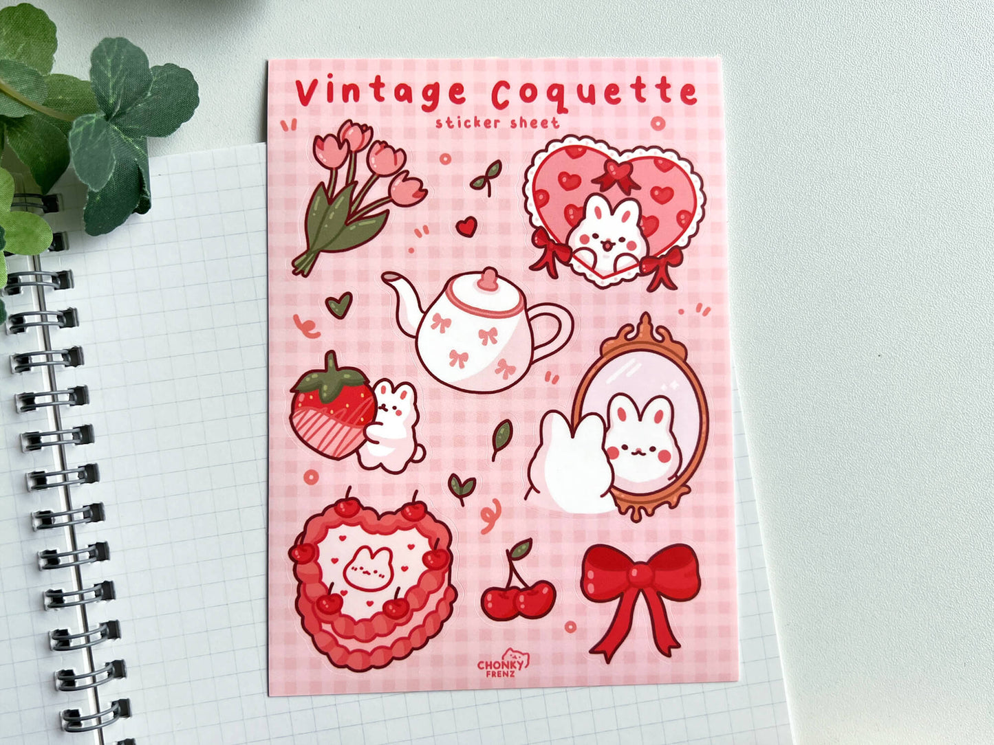 Vintage Coquette Sticker Sheet