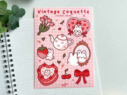 Vintage Coquette Sticker Sheet