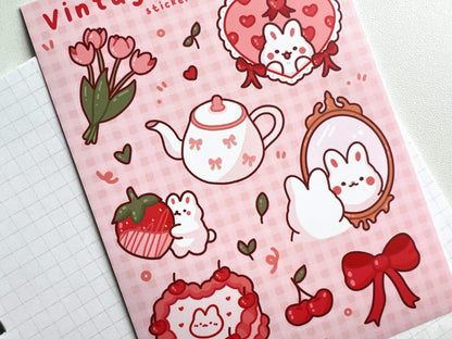 Vintage Coquette Sticker Sheet