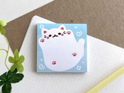 Playful Kitty Sticky Notes