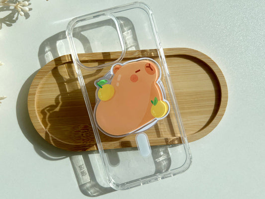 Yuzu Capybara Magnetic Phone Grip